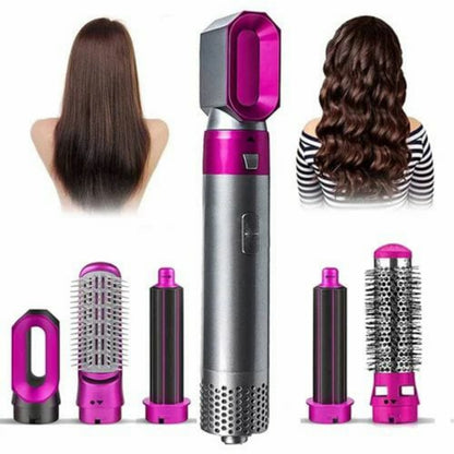 5-in-1 Hot Air Hair Styler – Hair Dryer, Curler & Straightener