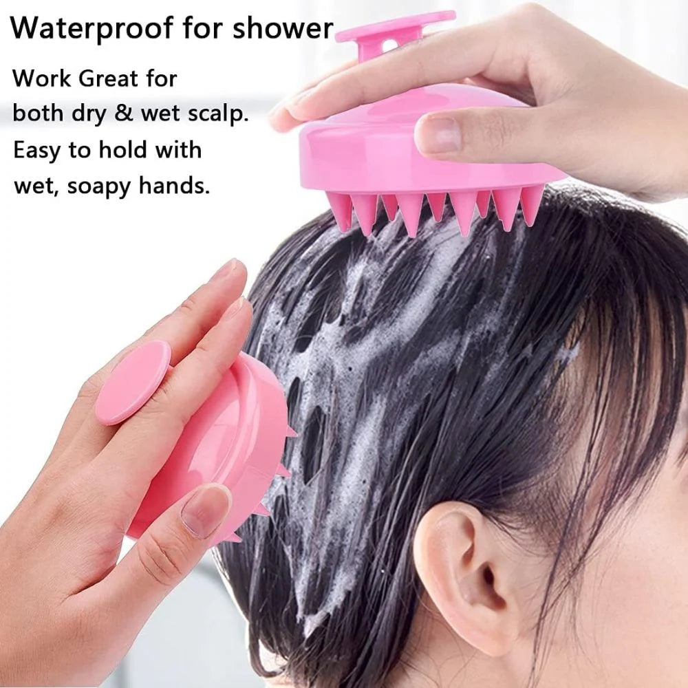 Silicone Scalp Massager Shampoo Brush