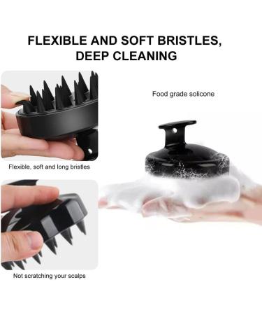 Silicone Scalp Massager Shampoo Brush