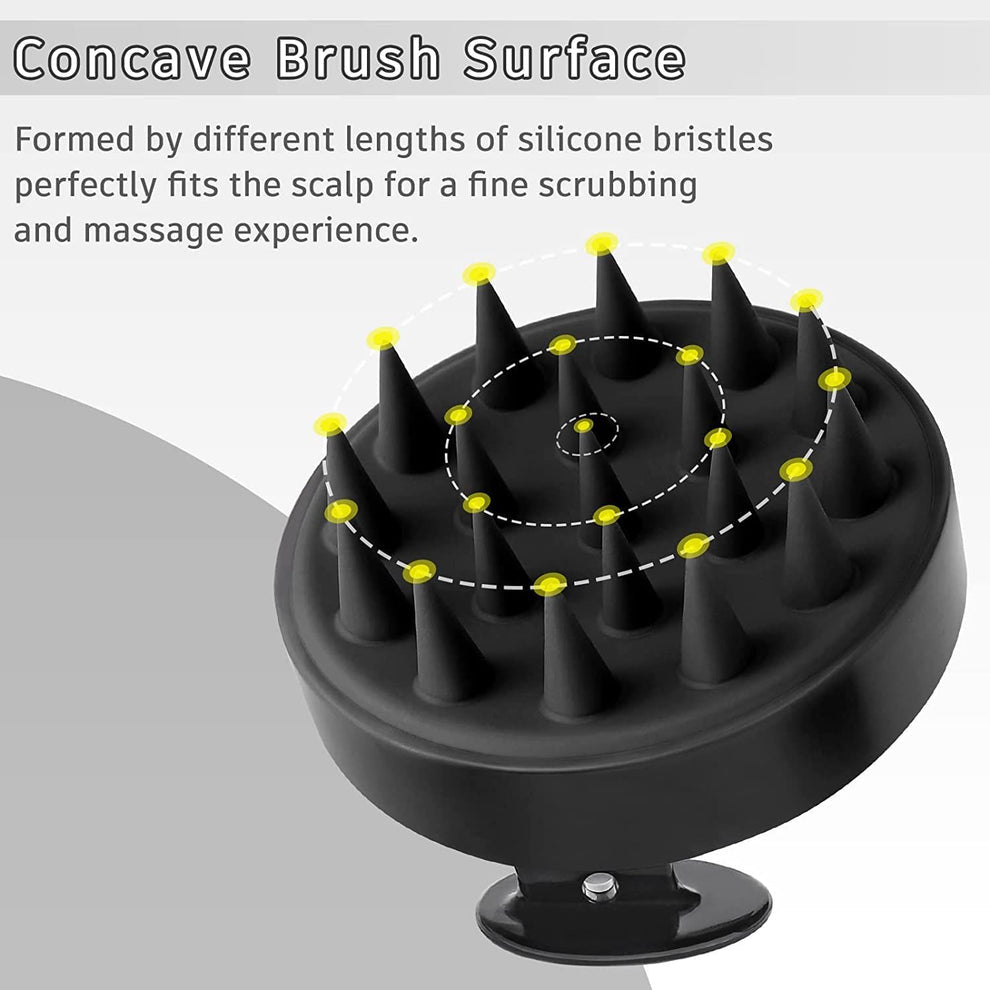Silicone Scalp Massager Shampoo Brush